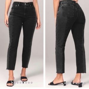 Abercrombie & Fitch high rise mom jeans